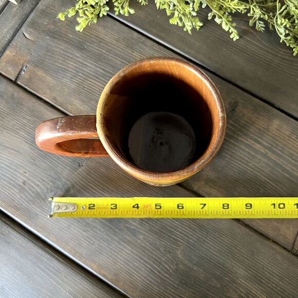 Harry Potter Wooden Butter Beer Stein Mug Hogwarts Cup 9 3/4 Leaky Cauldron Rare - Picture 8 of 9